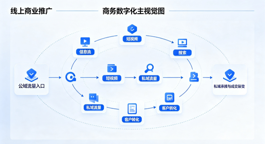 台儿庄区线上商业推广怎么做？全域流量闭环搭建与低成本转化实战指南